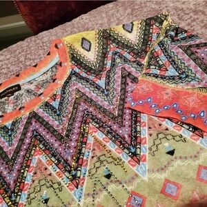 Multicolor Zig Zag Sweater Top